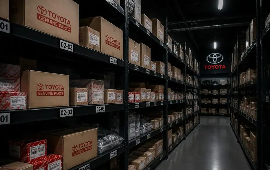 Toyota parts warehouse